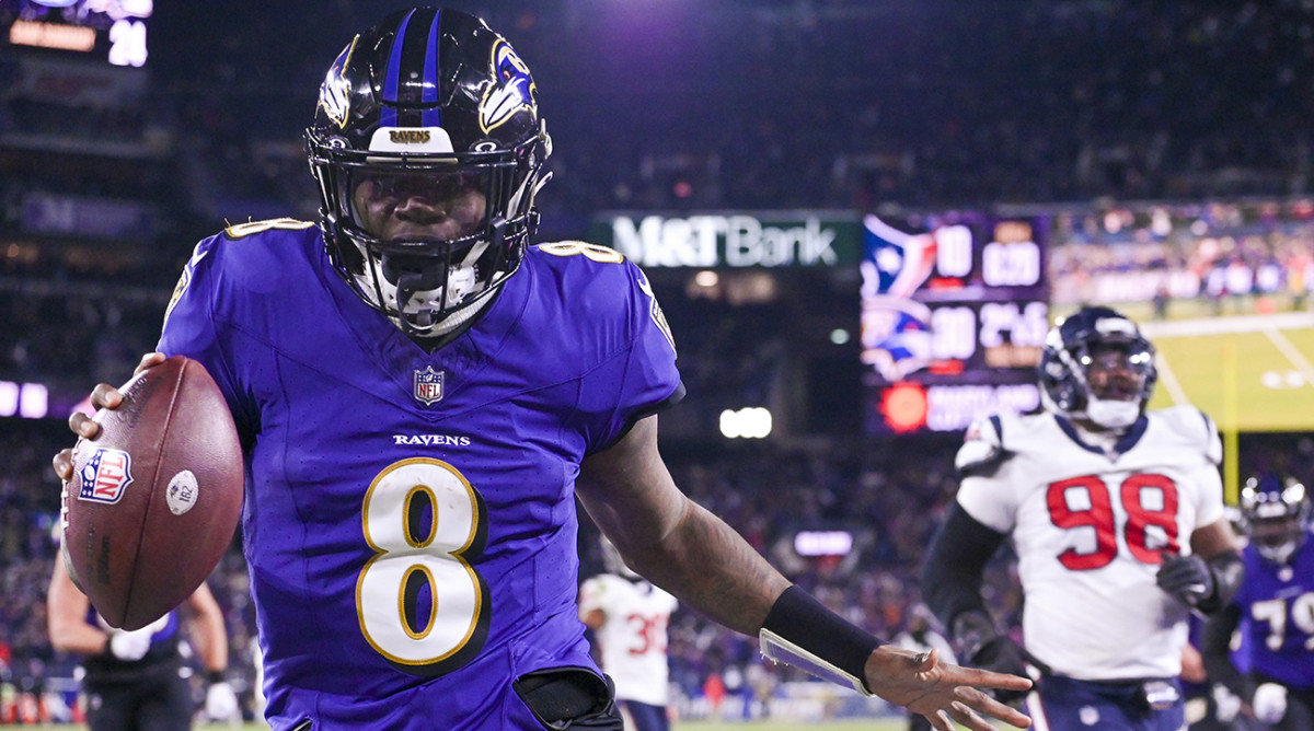 Baltimore Ravens quarterback Lamar Jackson